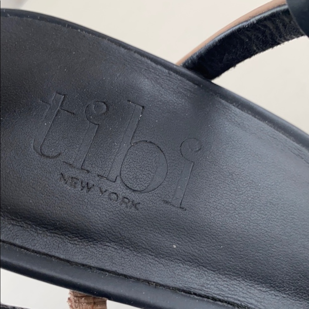 Tibi heel black and tan worn 3 times super cute - Picture 3 of 8